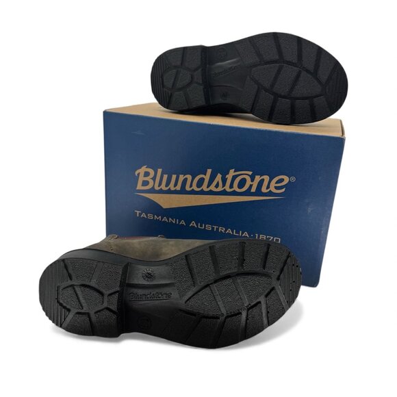 Blundstone 565 Kids Leather Rustic Brown Chelsea Boots Unisex 13 AU Youth US 1 - Picture 9 of 9